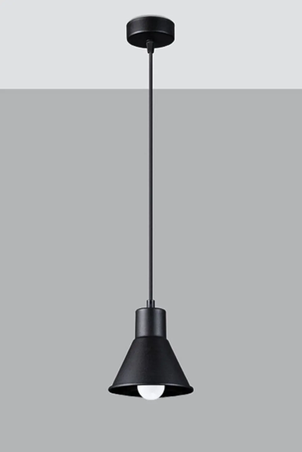 Hängeleuchte TALEJA 1 Schwarz - 1x E27 Fassung - max. 60W - exkl. LED's