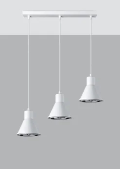 Hängeleuchte TALEJA 3 Weiß - GU10 AR111 Fassung - exkl. LED's