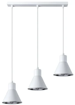 Hängeleuchte TALEJA 3 Weiß - GU10 AR111 Fassung - exkl. LED's
