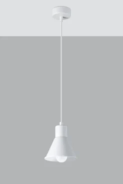 Hängeleuchte TALEJA 1 Weiß - 1x E27 Fassung - max. 60W - exkl. LED's