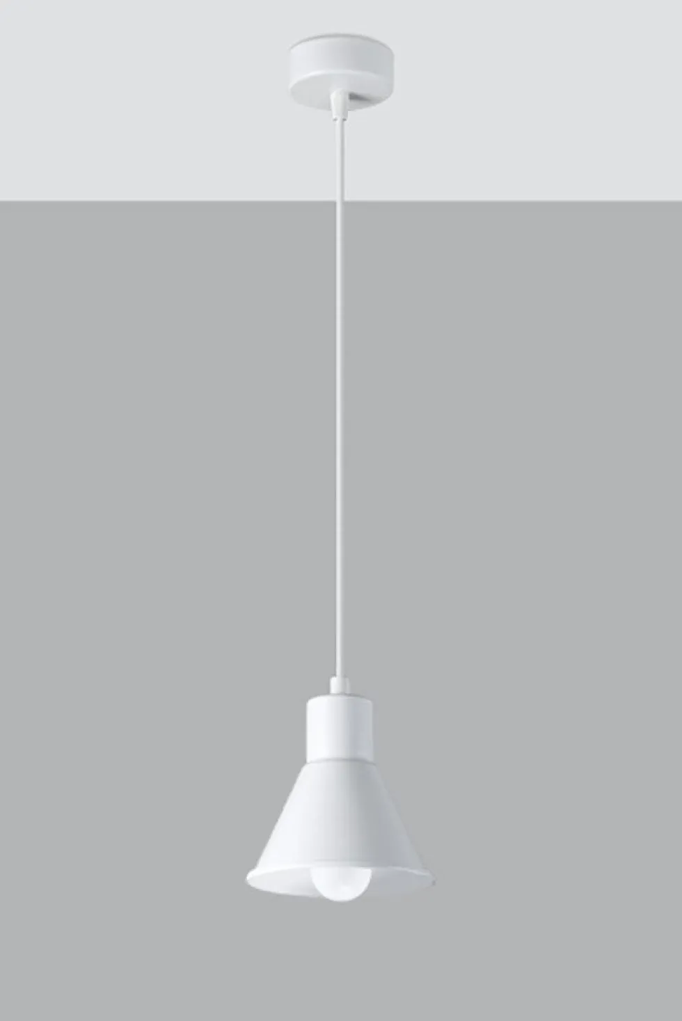 Hängeleuchte TALEJA 1 Weiß - 1x E27 Fassung - max. 60W - exkl. LED's