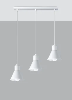 Hängeleuchte TALEJA 3 Weiß - 3x E27 Fassung - max. 3x60W - exkl. LED's