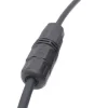 IP68 Kabelmuffe PRO LINE – 0.5 - 2.5mm² - Wasserdichter 3-poliger Verbinder – Für 2/3-adrige Kabel – Ø 6–11mm | für Garten & Außenbereich