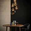 JULIUS - Pendelleuchte - Ø 66 cm - 5xE27 - Rauchglas