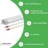 Komplettset - 120cm Doppelfassung - IP65 Feuchtraum - Wannenleuchte + 2 x 18W LED Röhren 4000K - 840 - Neutralweiß - Komplett