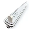 Komplettset - 150cm Einzelfassung - IP65 Feuchtraum -Wannenleuchte + 25W LED Leuchtstoffröhre 6000K - 865 - Tageslichtweiß - Komplett