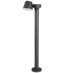 LED Außenlampen- / Gartenleuchtenständer - IP54 - 7.5W - 4000K Neutralweiß- verstellbar - 80cm hoch