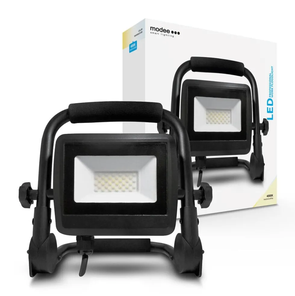 LED Baustrahler mit Reflektor IP65 - 30W 3500Lm - 4000k Neutralweiß