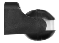 LED Bewegungssensor IP44 Schwarz . 180° - PIR infrarot Bewegungsmelder - 230V max. 300W