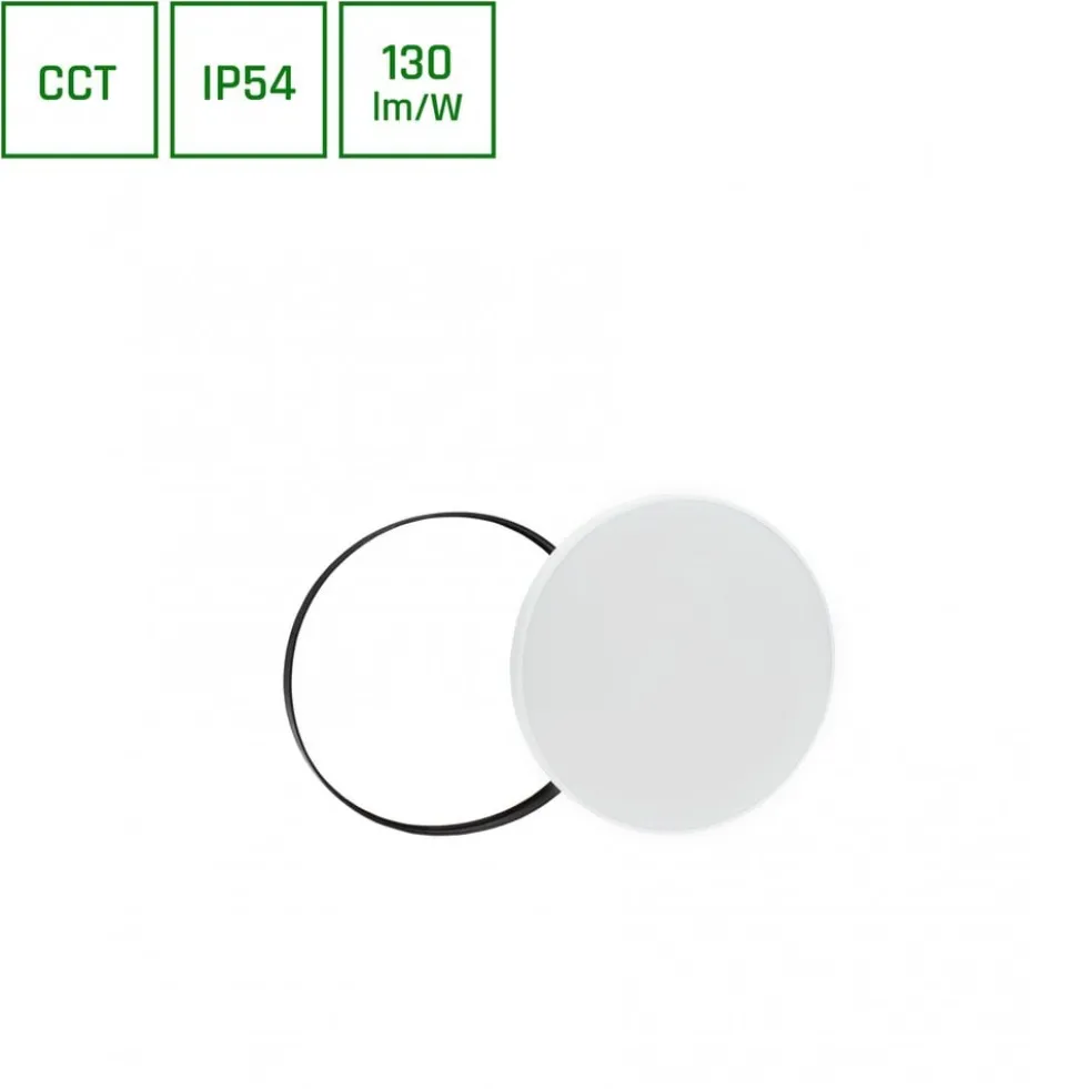 LED-Deckenleuchte Nymphea IP54 – 18 W, 2000 lm – CCT