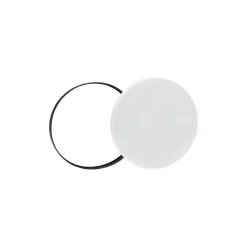 LED Deckenleuchte Nymphea Weiß/Schwarz18W 2050lm - 840 Kaltweiß | 250mm - IP54