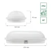 LED-Deckenleuchte - oval - mit Sensor - 20W 4000K - IP54 - 230V