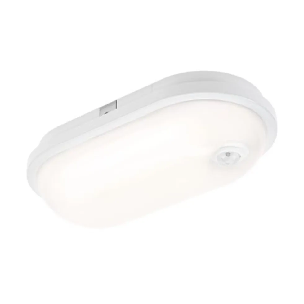 LED-Deckenleuchte - oval - mit Sensor - 20W 4000K - IP54 - 230V