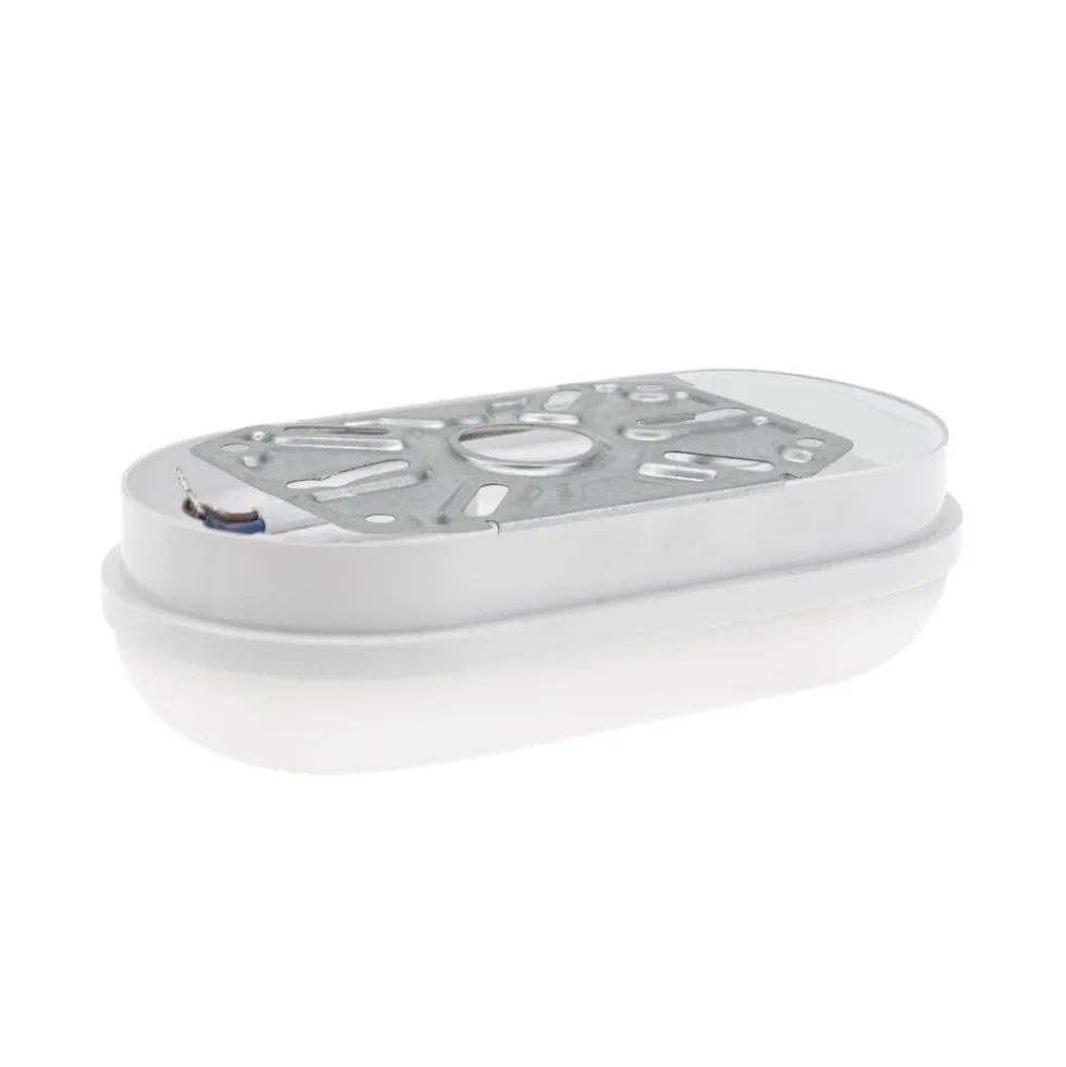 LED Deckenleuchte oval - 8W 4000K - IP54 spritzwassergeschützt