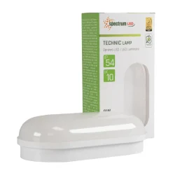 LED Deckenleuchte oval - 8W 4000K - IP54 spritzwassergeschützt