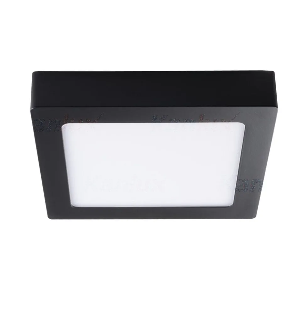 LED Deckenleuchte Schwarz KANTI 12W - Lichtfarbe optional