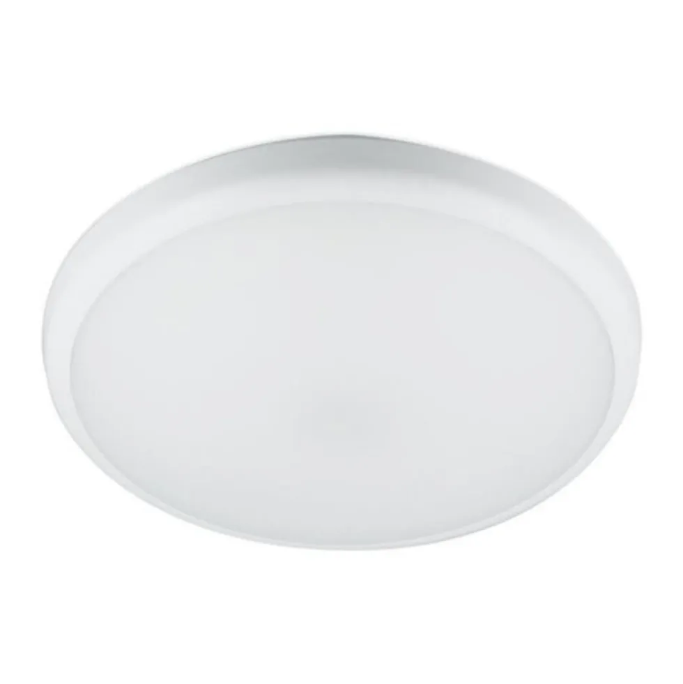 LED Deckenleuchte Weiss IP65 - Bulkhead Rund Lunar - 16W 1600Lm - 4000K 840 Neutralweiß | 265MM Entspricht 160W