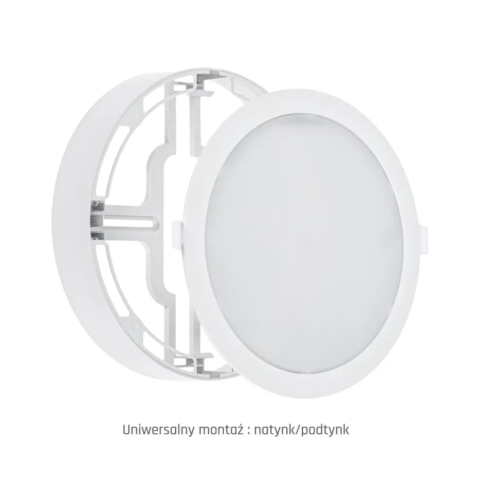 LED Deckenleuchte 18W – 1820lm, 3000K-4000K, Einbau oder Aufbau