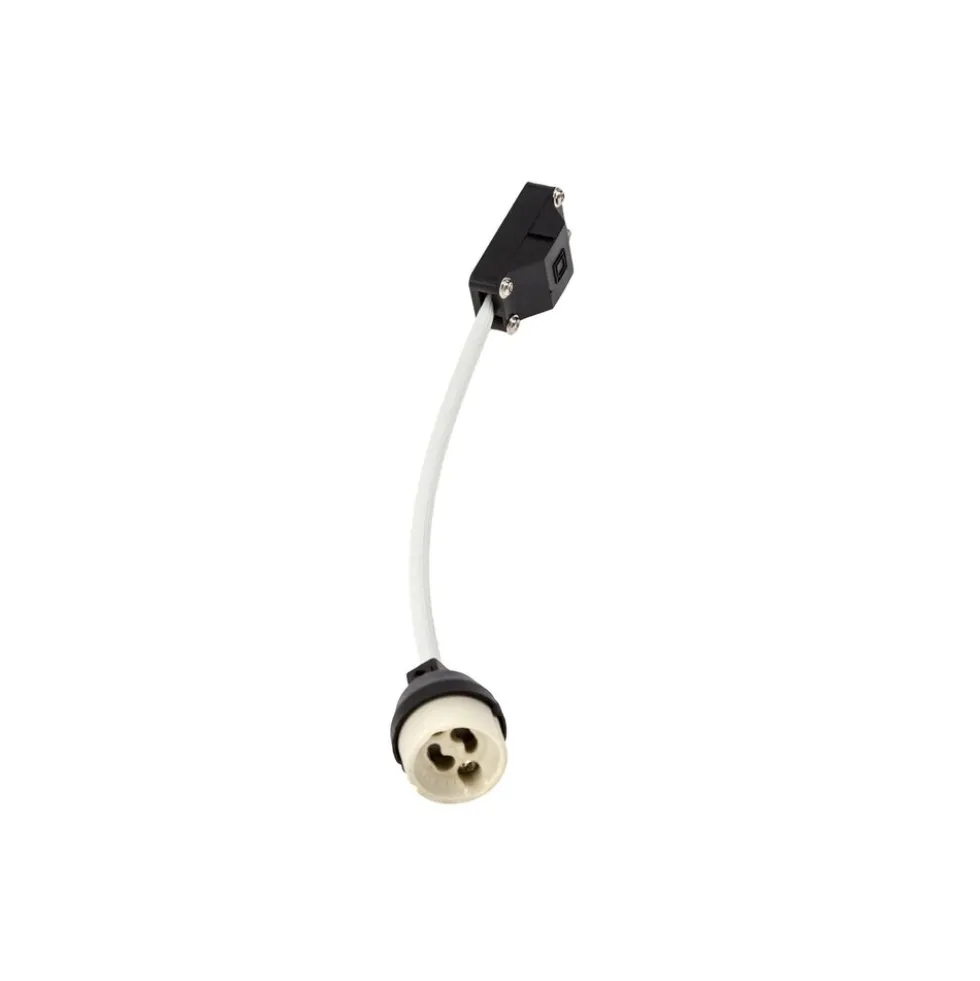 LED Deckenspot - AR111 GU10 230V - matt Weiß viereckig - exkl. LED Spot