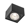 LED Deckenspot - AR111 230V - Mattschwarz viereckig - exkl. LED Spot
