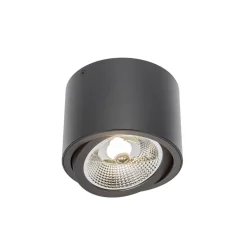 LED Deckenspot AR111 230V – Matt Schwarz - exkl. LED Spot