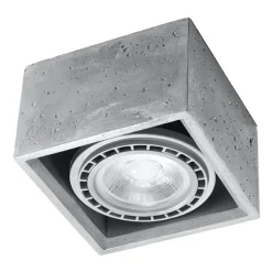 LED Deckenspot Beton QUATRO - 1 x GU10 AR111 Fassung - exkl. LED's