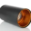 LED Deckenspot Chloe - Mattschwarz Gold - GU10 Fassung