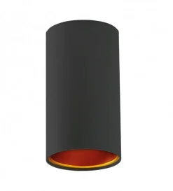 LED Deckenspot Chloe - Mattschwarz Gold - GU10 Fassung