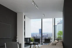 LED Deckenspot Chrom RING - 4 x GU10 Fassung - exkl. LED's