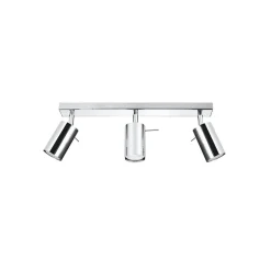 LED Deckenspot Chrom RING - 3 x GU10 Fassung - exkl. LED's