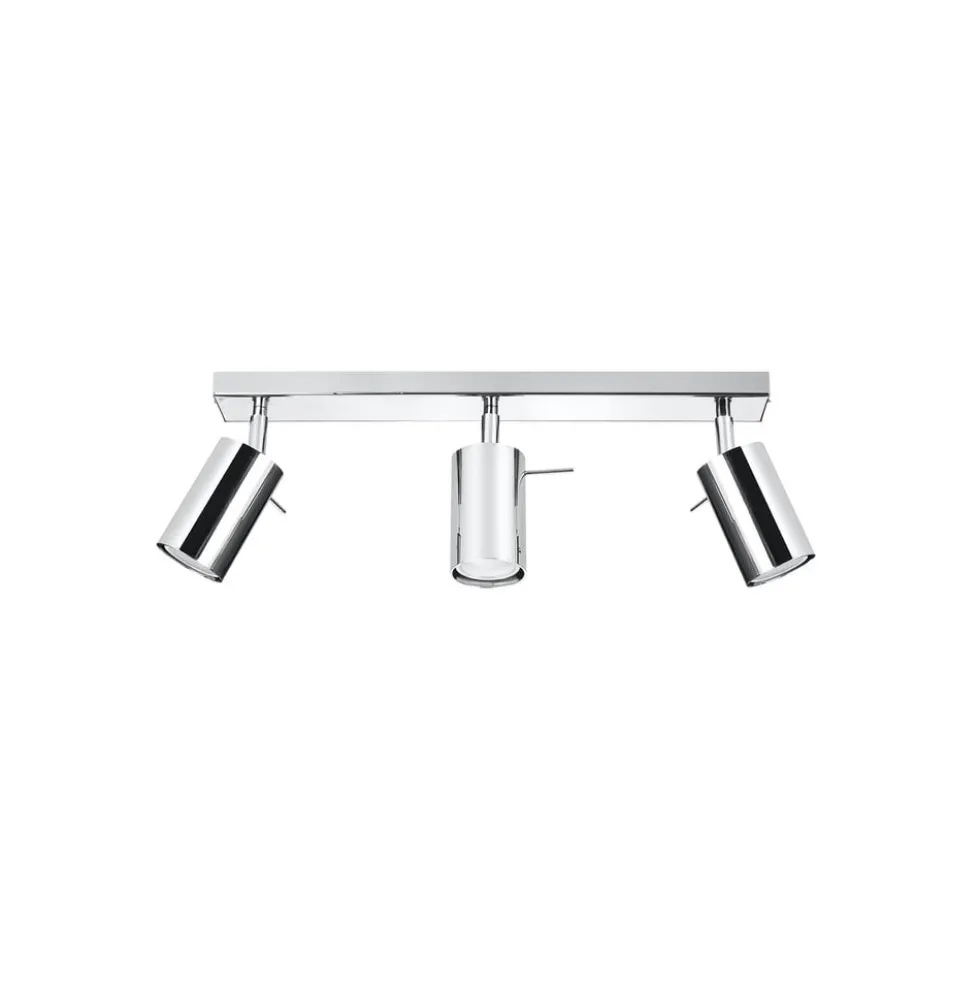 LED Deckenspot Chrom RING - 3 x GU10 Fassung - exkl. LED's