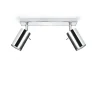LED Deckenspot Chrom RING - 2 x GU10 Fassung - exkl. LED's
