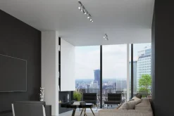 LED Deckenspot Chrom RING - 2 x GU10 Fassung - exkl. LED's