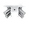LED Deckenspot Chrom RING - 4 x GU10 Fassung - exkl. LED's