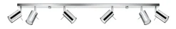LED Deckenspot Chrom RING - 6 x GU10 Fassung - exkl. LED's