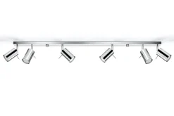 LED Deckenspot Chrom RING - 6 x GU10 Fassung - exkl. LED's