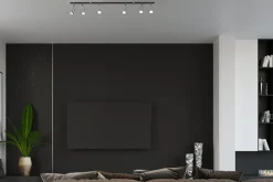 LED Deckenspot Chrom RING - 6 x GU10 Fassung - exkl. LED's