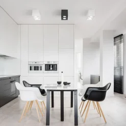 LED Deckenspot doppelt schwenkbar - Würfel Weiß - GU10 Fassung