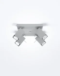 LED Deckenspot Grau MERIDA - 4 x GU10 Fassung - exkl. LED's