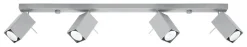 LED Deckenspot Grau MERIDA - 4 x GU10 Fassung - exkl. LED's