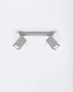 LED Deckenspot Grau MERIDA - 2 x GU10 Fassung - exkl. LED's