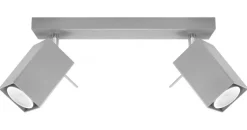 LED Deckenspot Grau MERIDA - 2 x GU10 Fassung - exkl. LED's