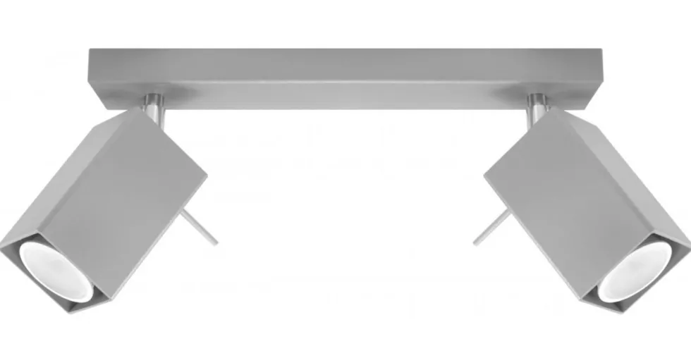 LED Deckenspot Grau MERIDA - 2 x GU10 Fassung - exkl. LED's