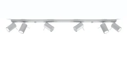 LED Deckenspot Grau RING - 6 x GU10 Fassung - exkl. LED's
