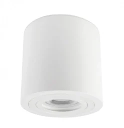 LED Deckenspot IP65 - Röhre Weiß - mit GU10 Fassung - LED Spot optional