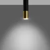 LED Deckenspot Schwarz Gold LOOPEZ - 1 x GU10 Fassung - exkl. LED's