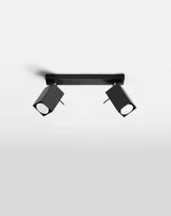 LED Deckenspot Schwarz MERIDA - 2 x GU10 Fassung - exkl. LED's
