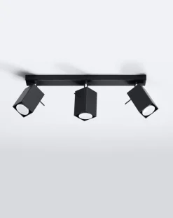 LED Deckenspot Schwarz MERIDA - 3 x GU10 Fassung - exkl. LED's