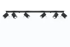 LED Deckenspot Schwarz MERIDA - 6 x GU10 Fassung - exkl. LED's