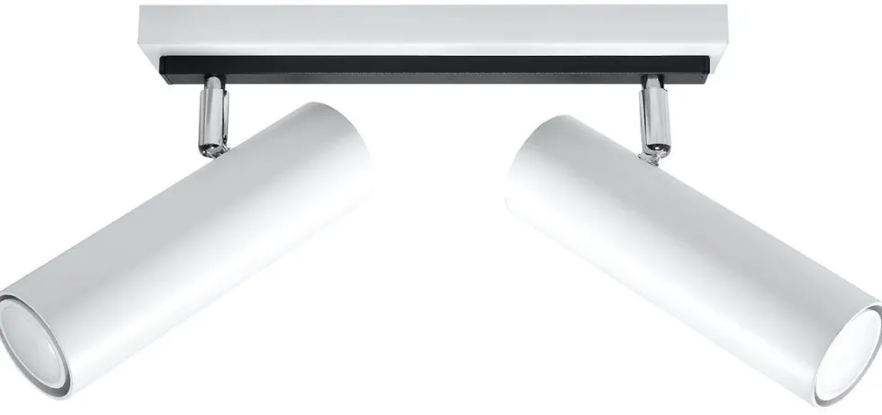 LED Deckenspot Weiß DIREZIONE - 2 x GU10 Fassung - exkl. LED's
